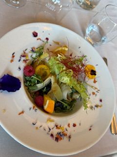 Gericht auf Basis von Felchen aus dem Bolsenasee